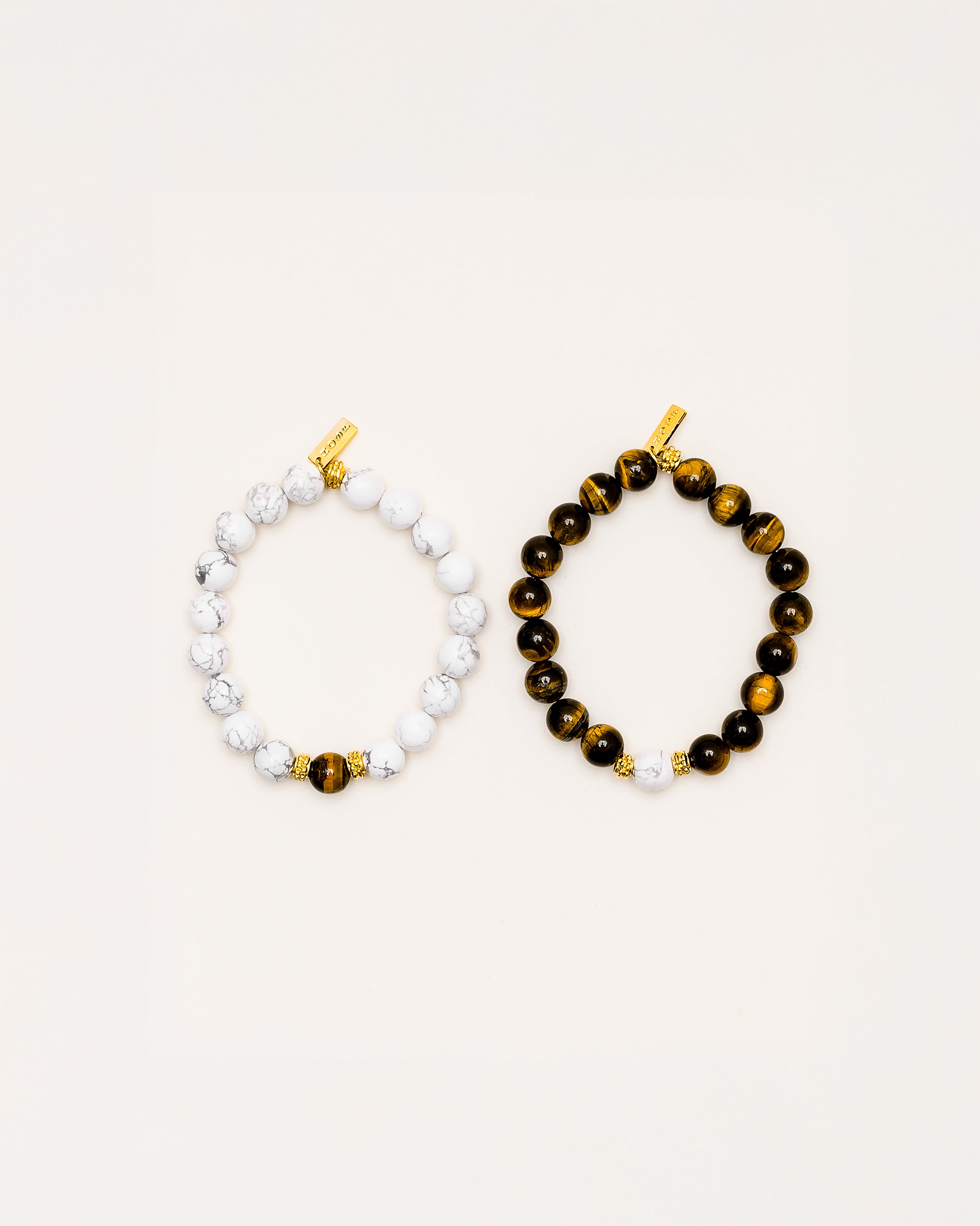 Stackable Stone Bracelets (Set of 2)