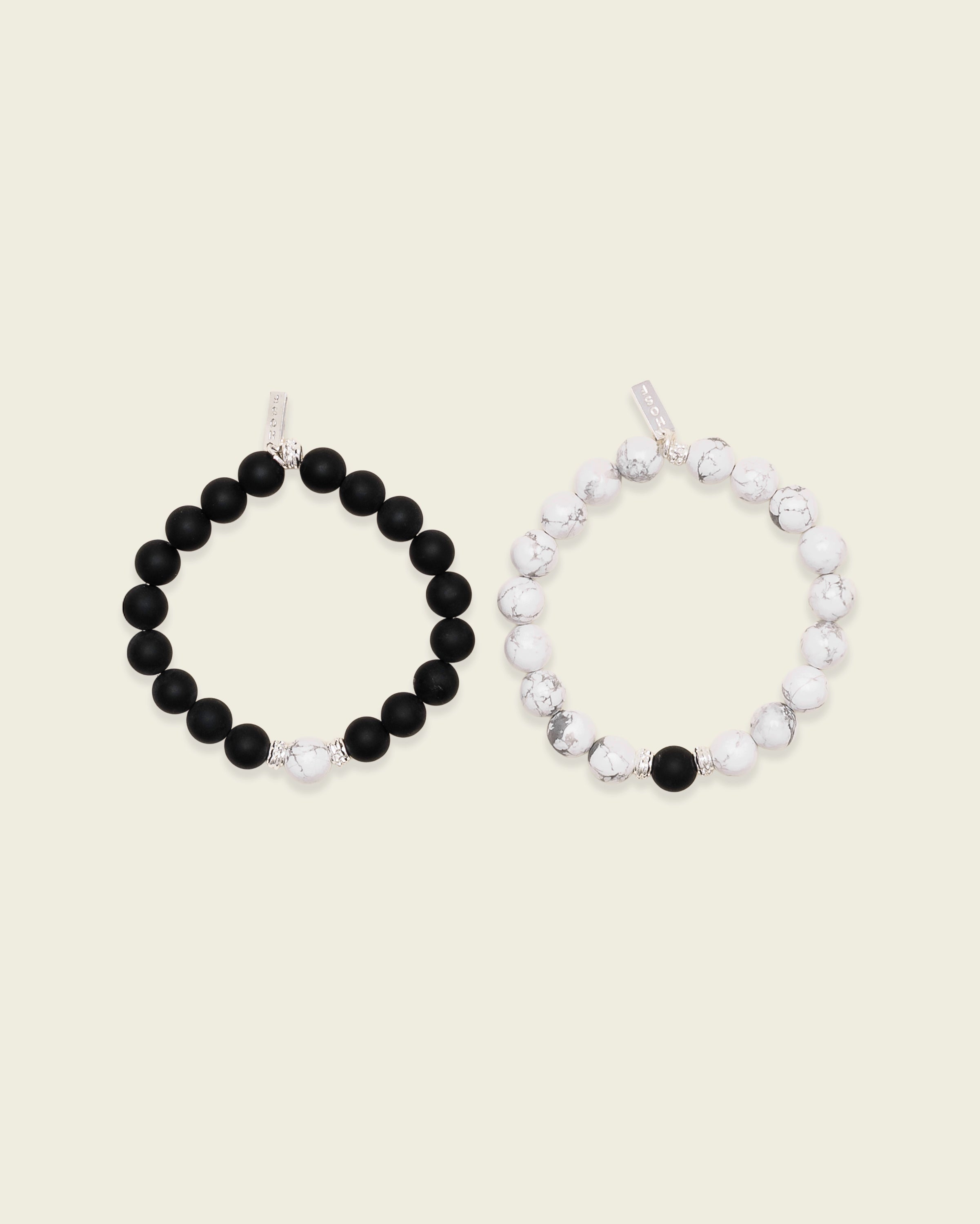 Stackable Stone Bracelets (Set of 2)