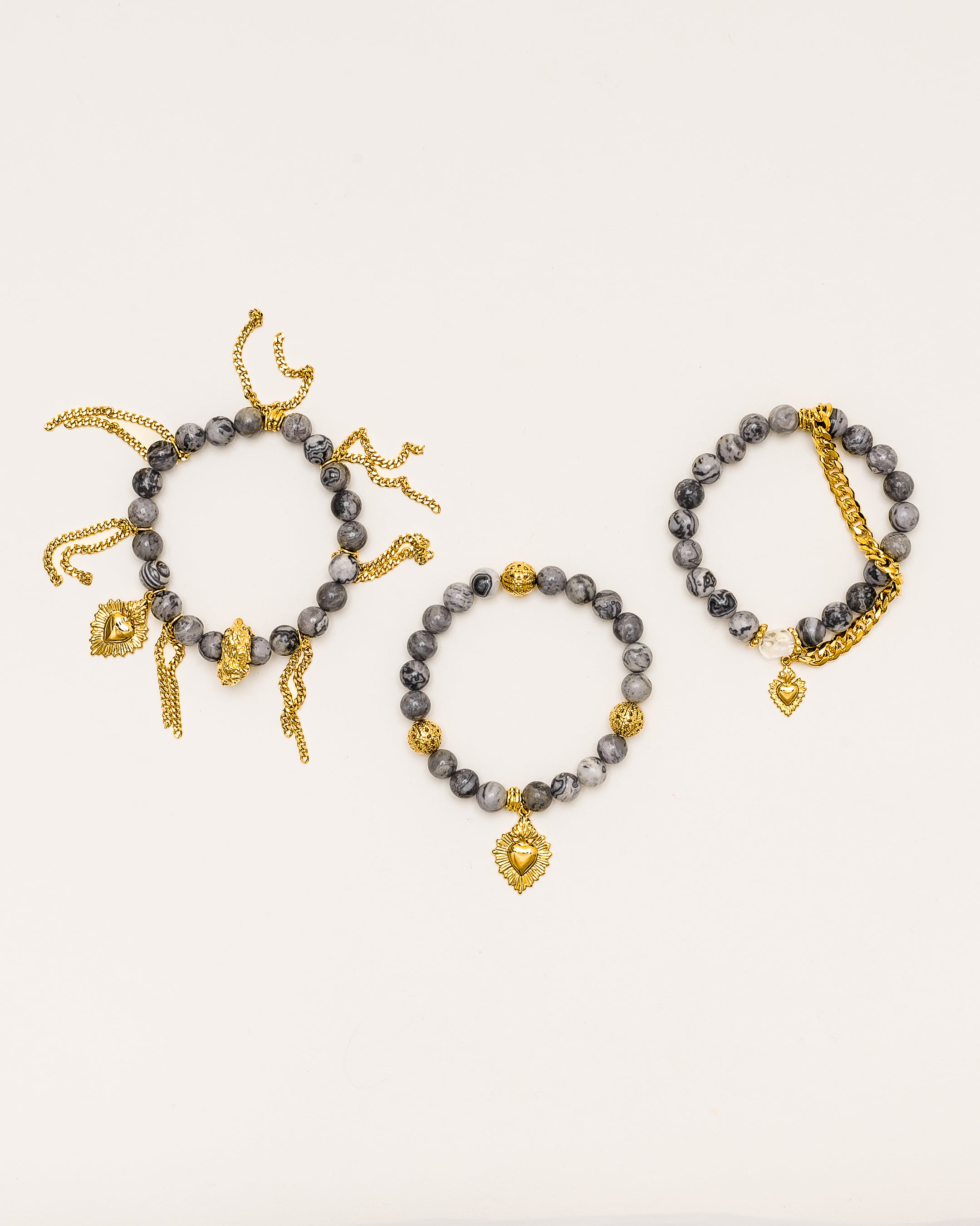 La Reina Bracelet (Set of 3) - Classic Stones