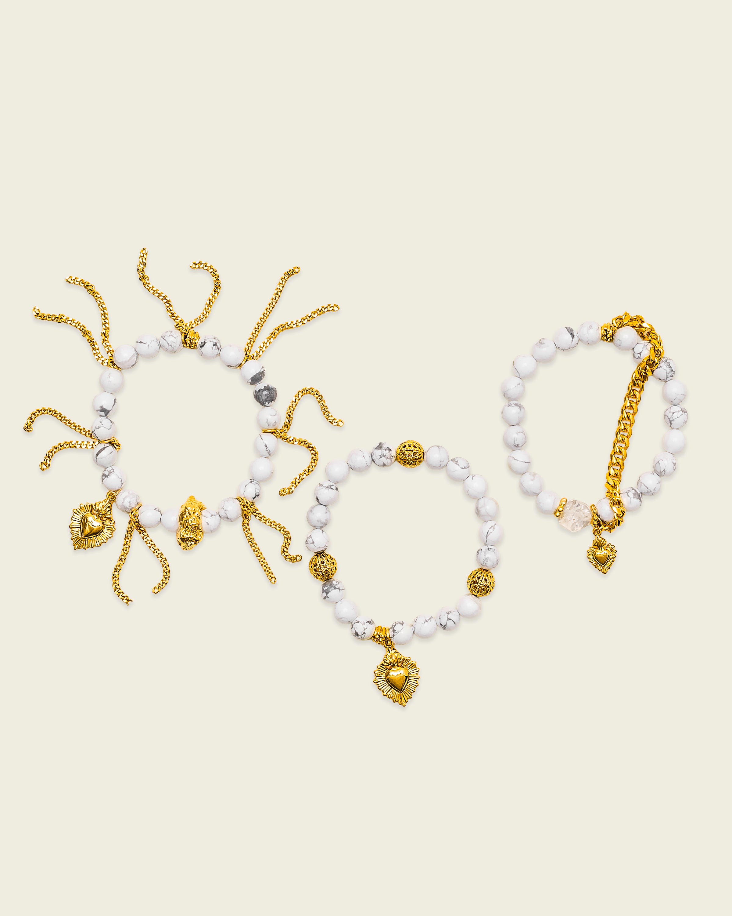 La Reina Bracelet (Set of 3) - Classic Stones