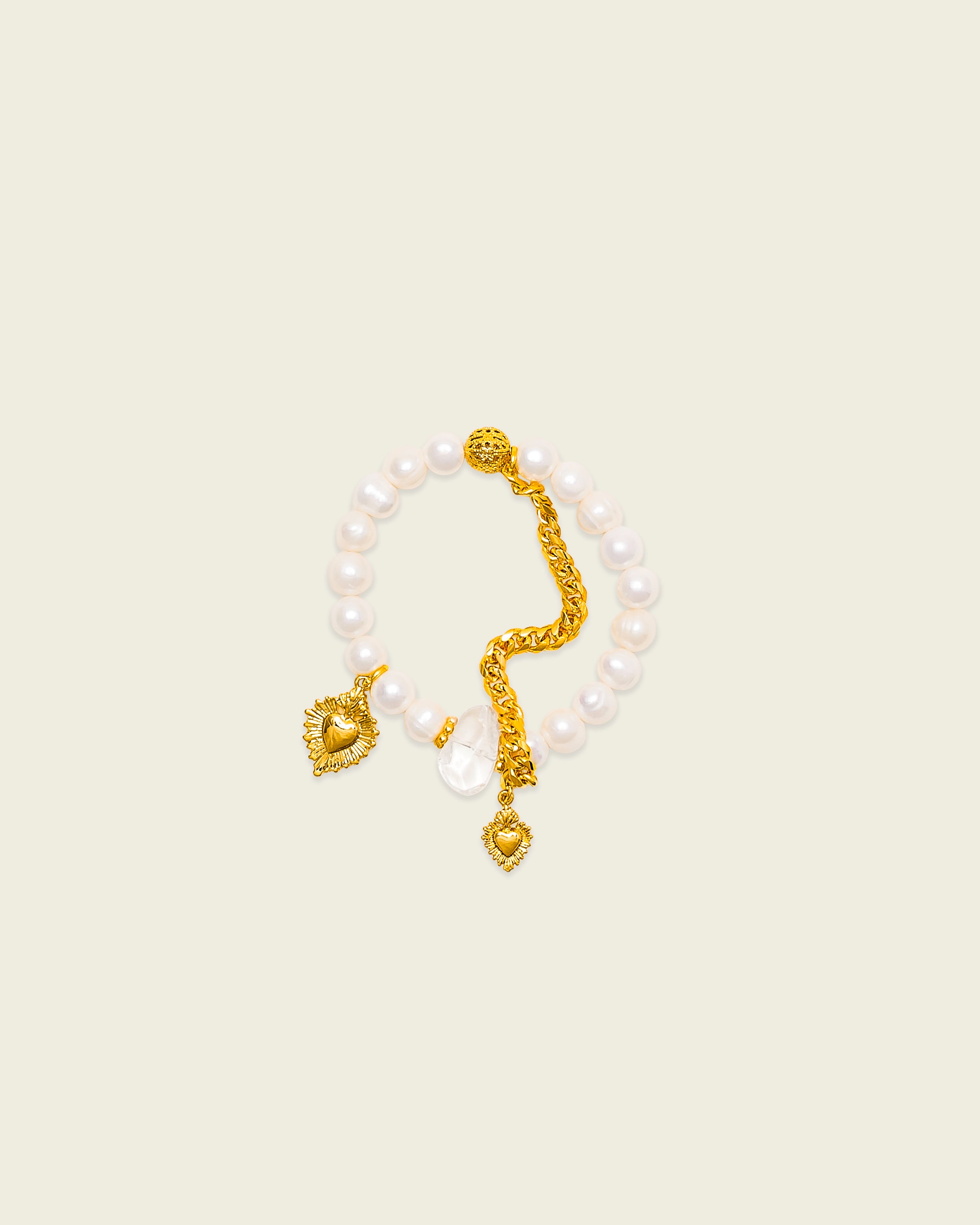 Santa Solo Pearl Bracelet