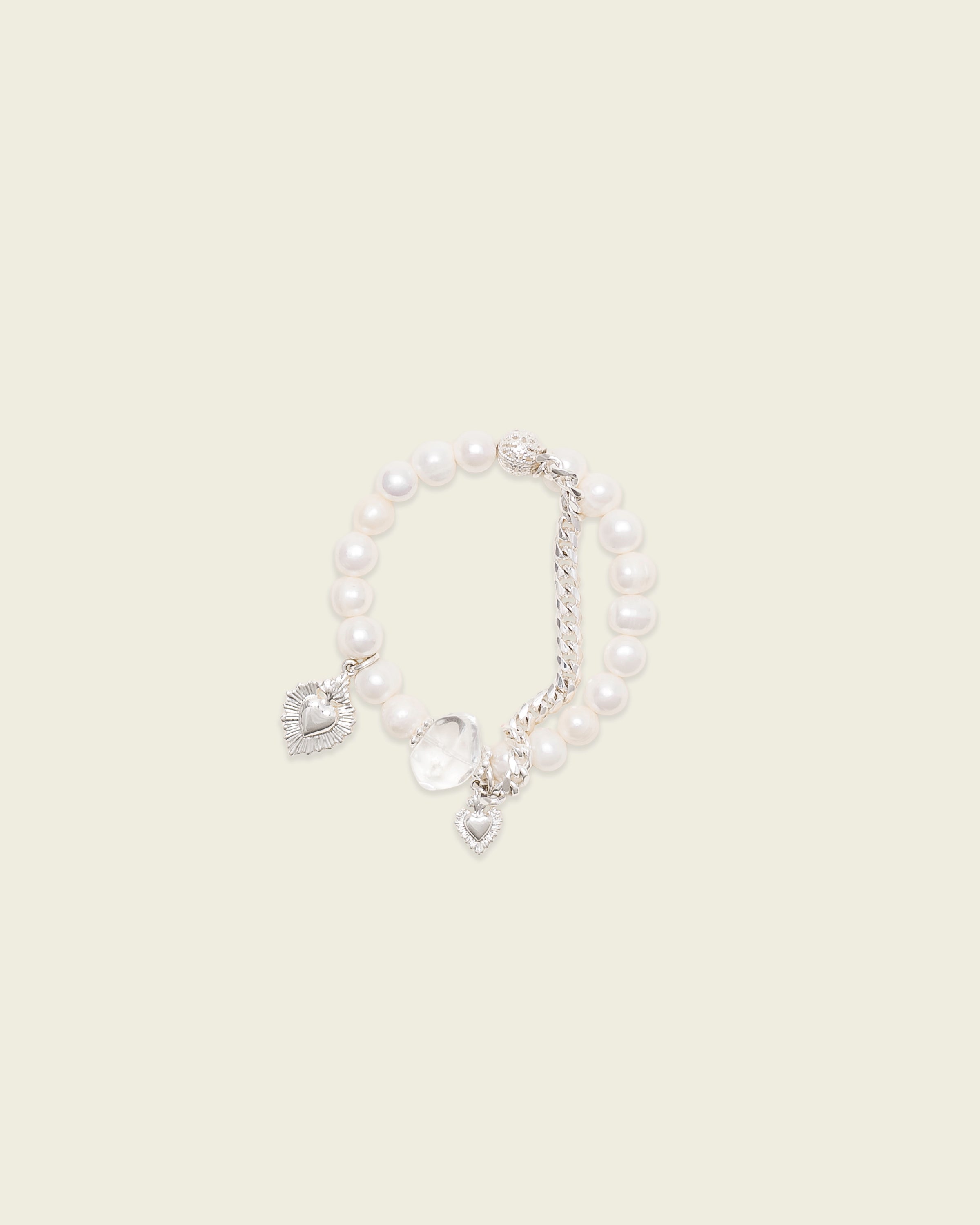 Santa Solo Pearl Bracelet
