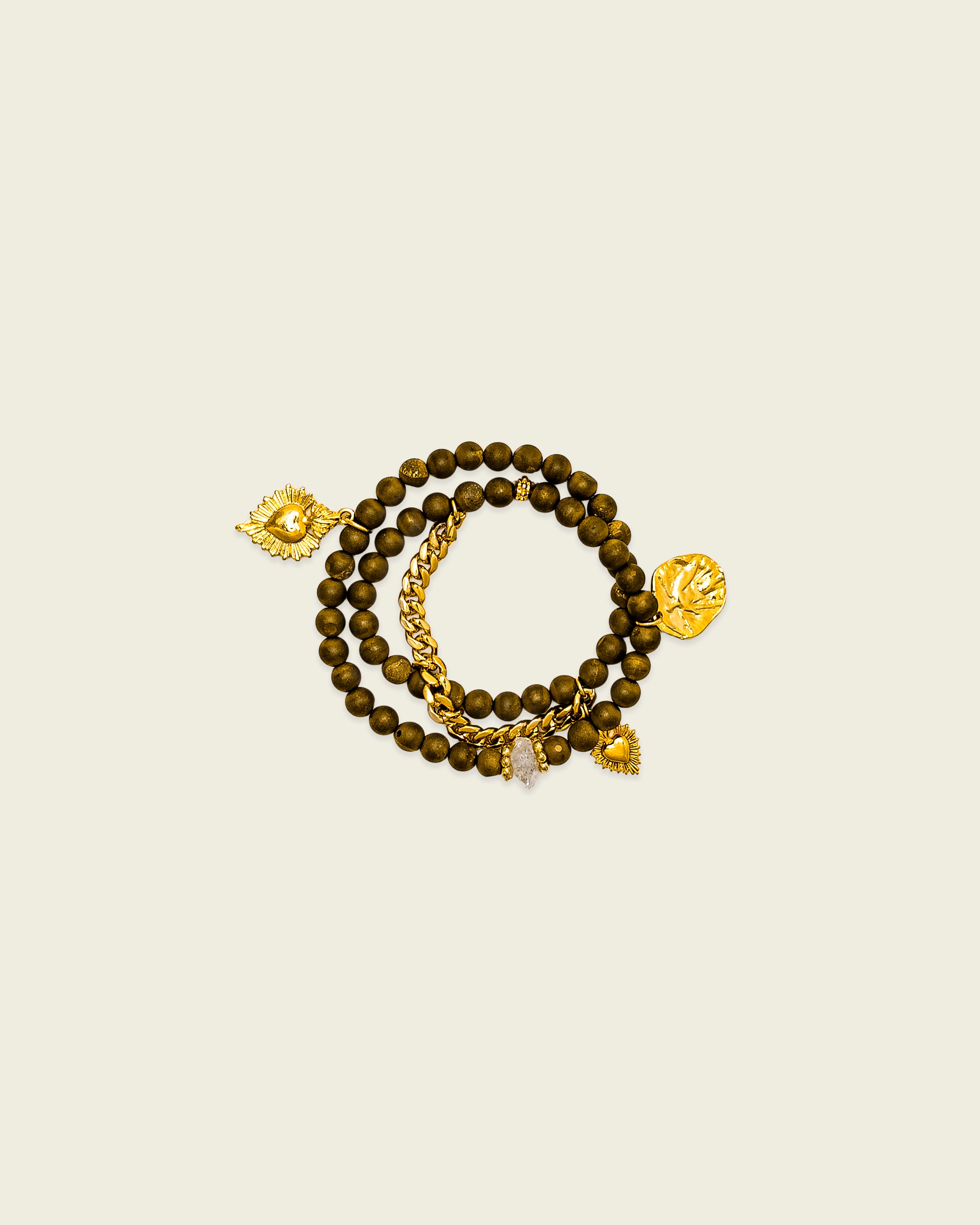 Druzy Agate Wrap Bracelet