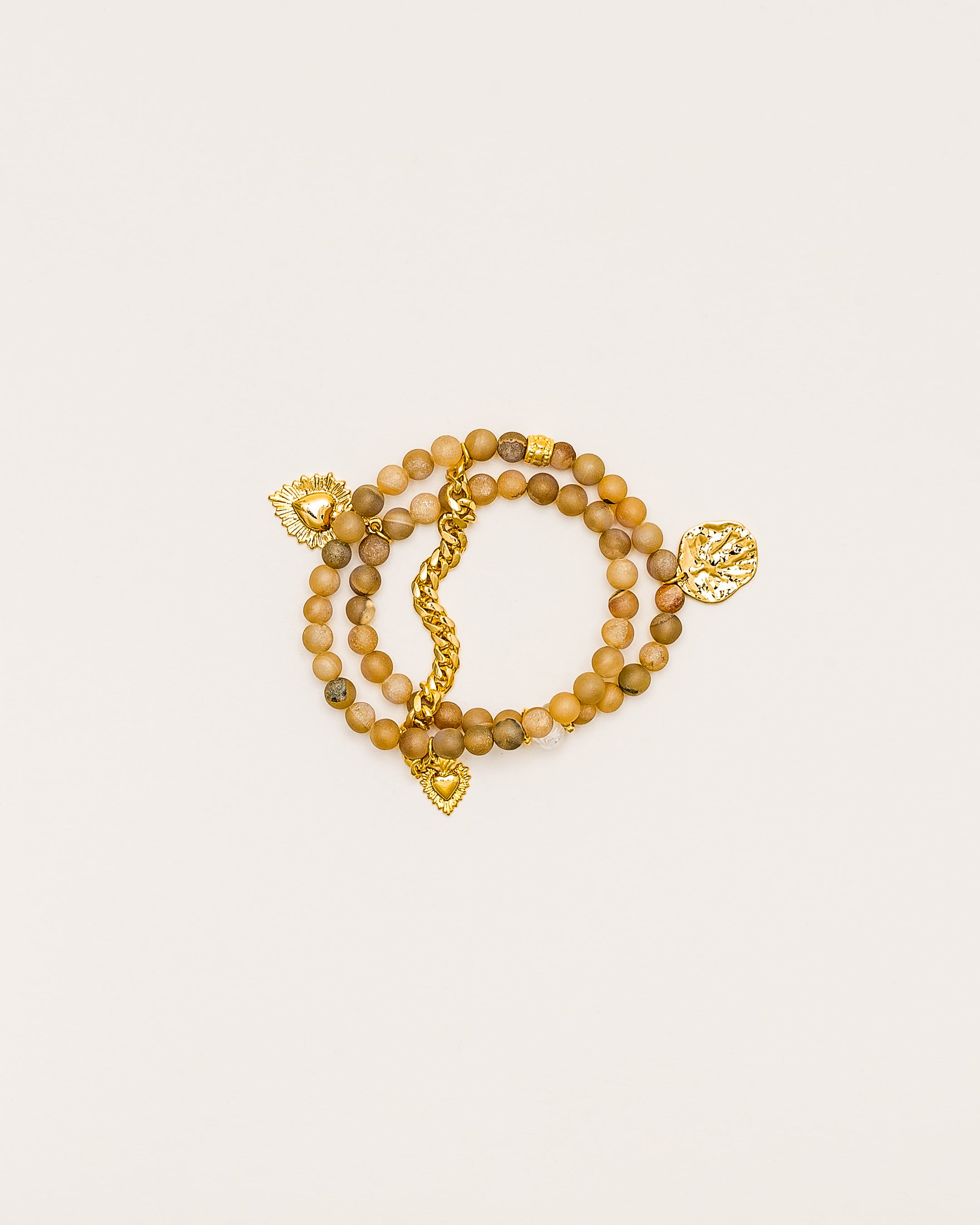 Druzy Agate Wrap Bracelet