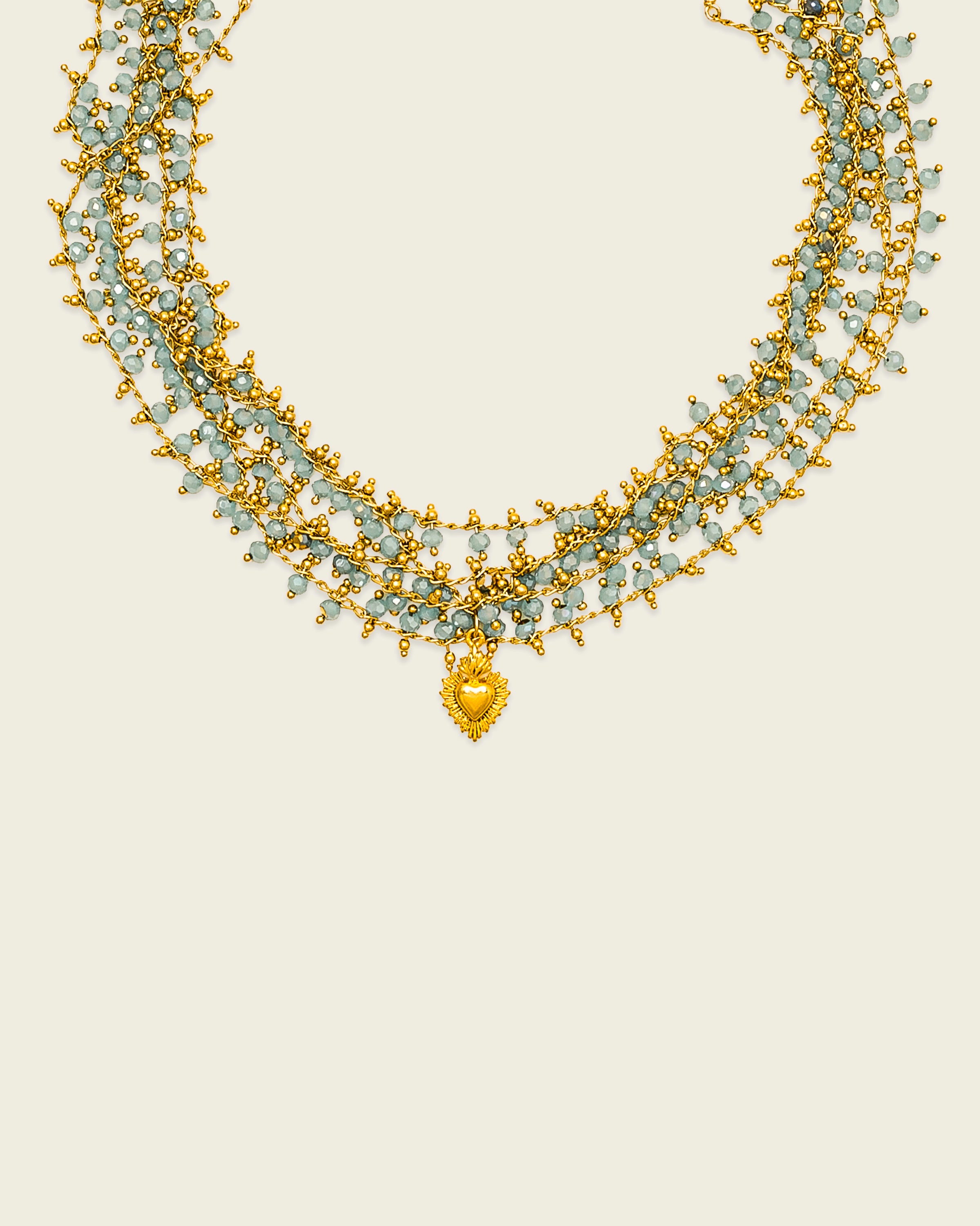 Santa Cristol Layered Necklace
