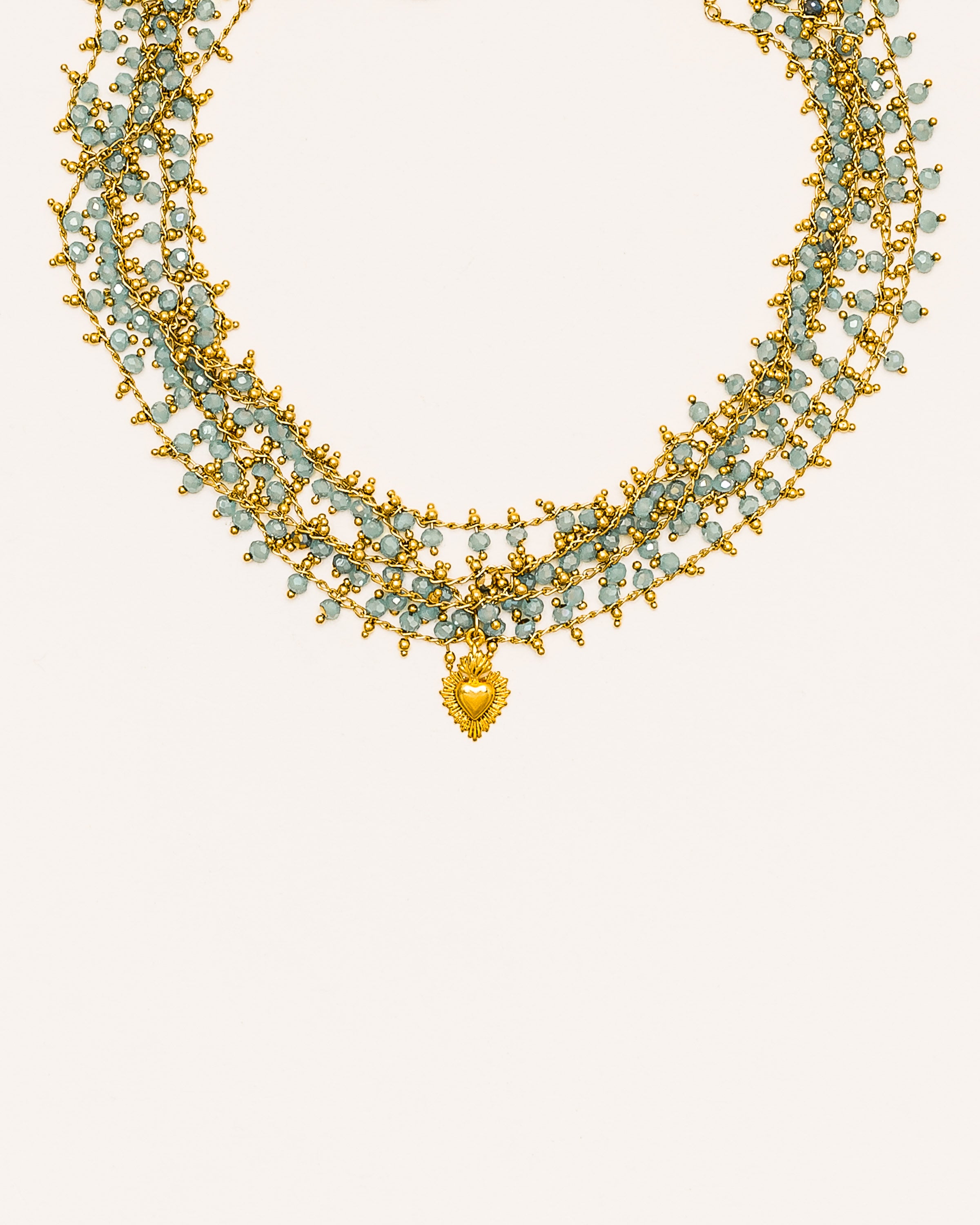 Santa Cristol Layered Necklace