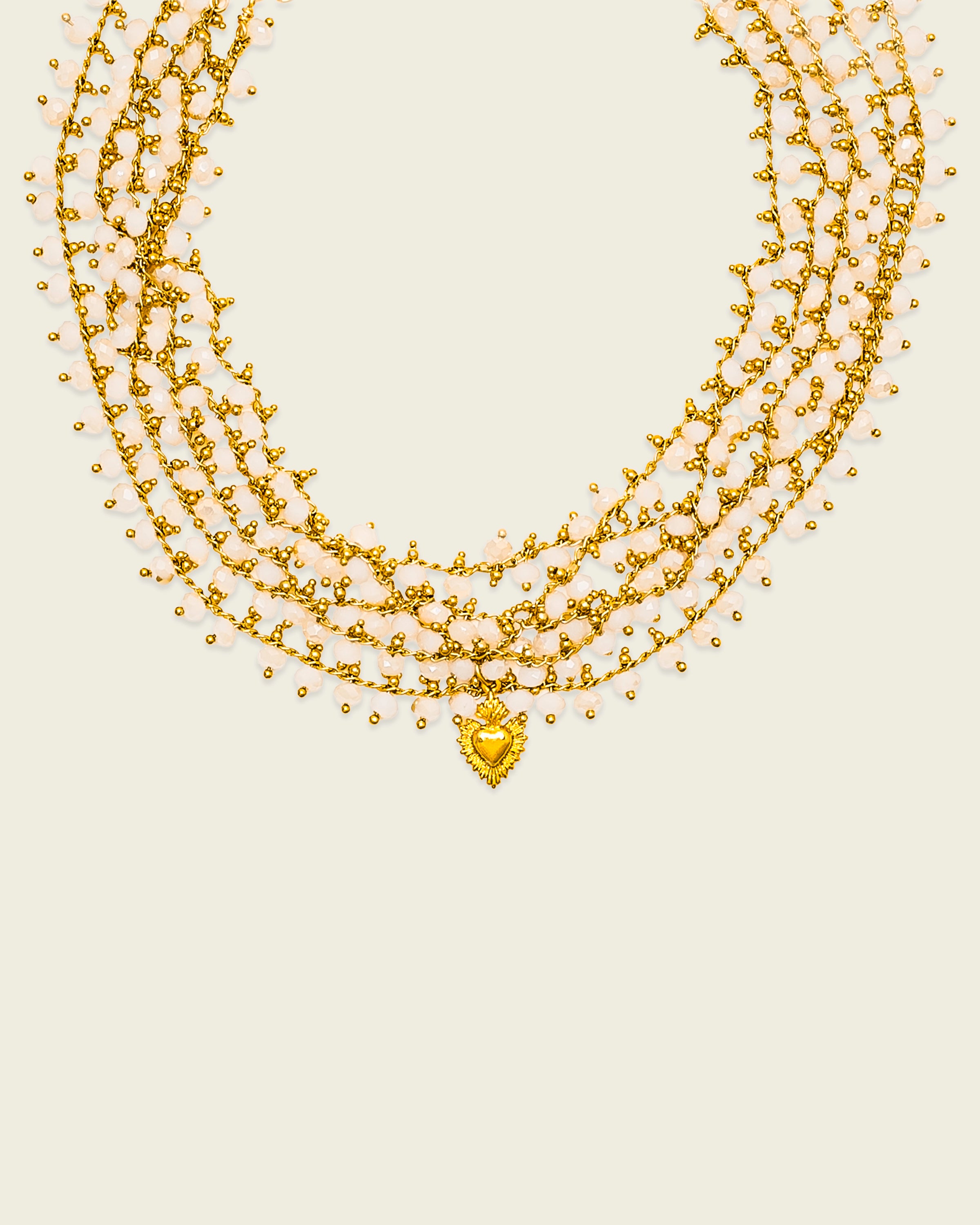 Santa Cristol Layered Necklace