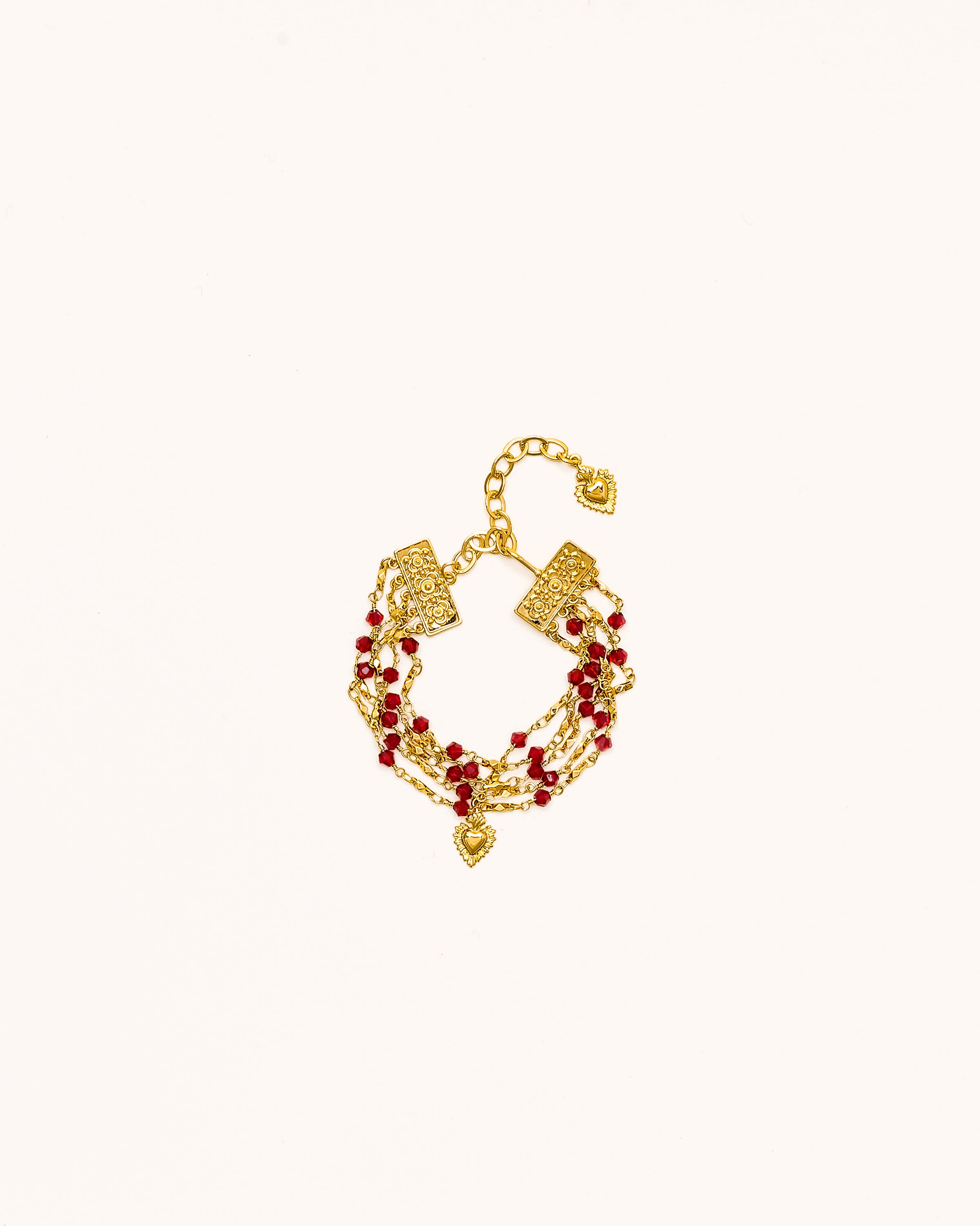 La Reina Crystal Layered Bracelet