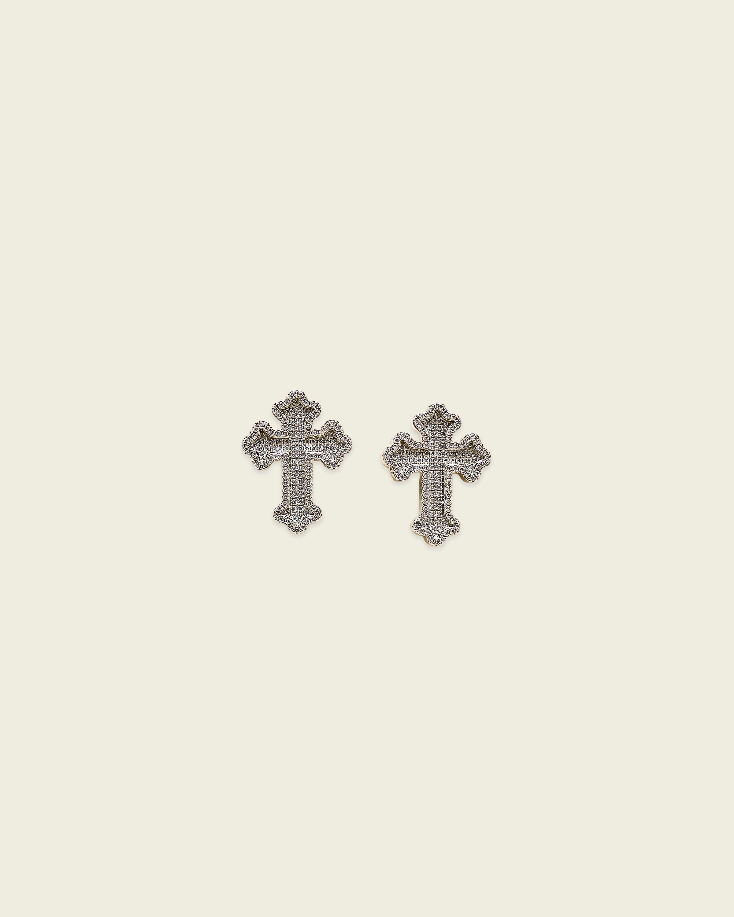 Santa Diamante Cruz Earrings – WP