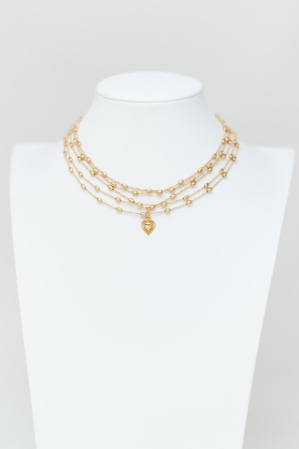 Santa Rosario Layered Choker