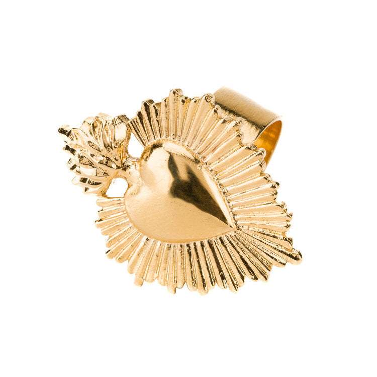 La Reina Sacred Heart Ring