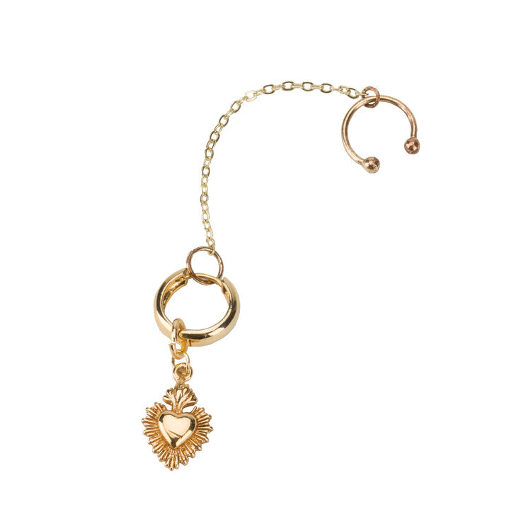 La Reina Hoop & Cuff Earring