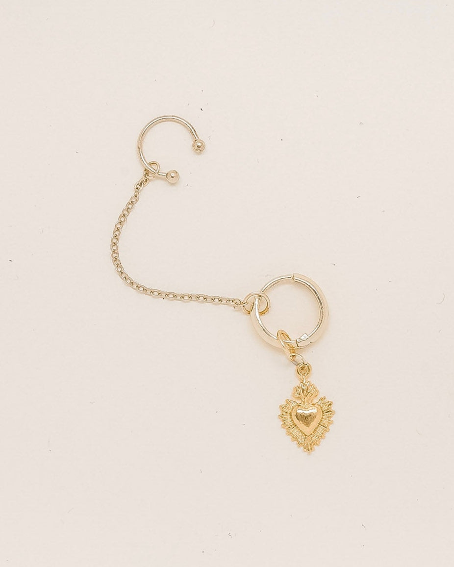 La Reina Hoop & Cuff Earring