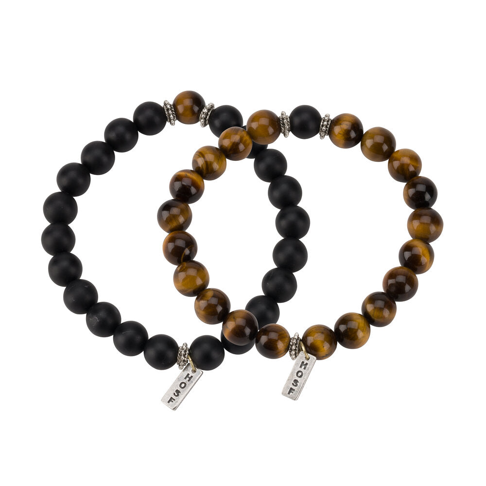 Stackable Stone Bracelets (Set of 2)