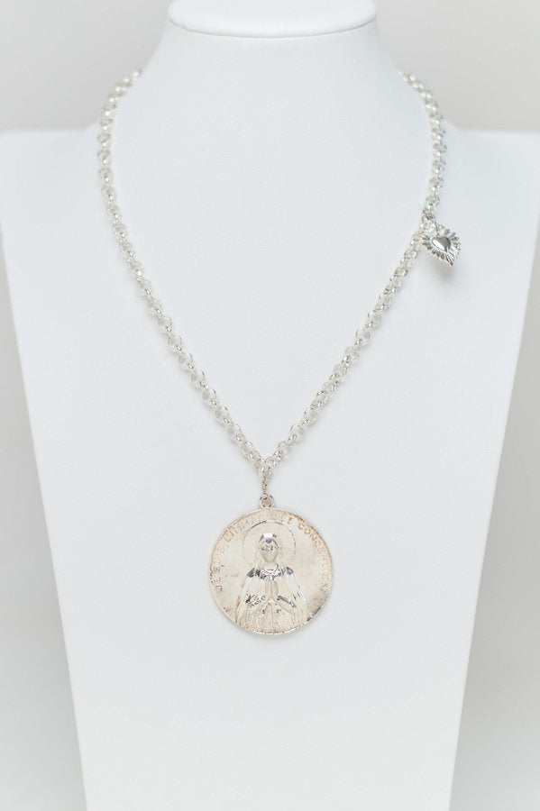 Divine Medallion Rolo Necklace
