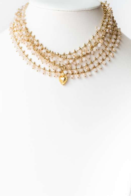 Santa Cristol Layered Necklace
