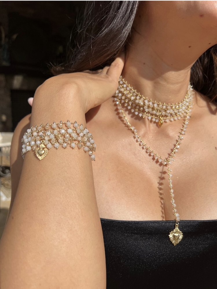 Santa Cristol Rosary Necklace