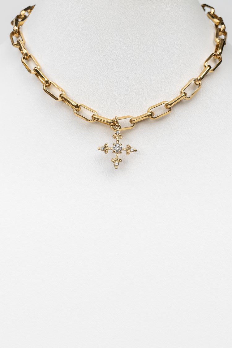 Santa Crystal Cruz Choker