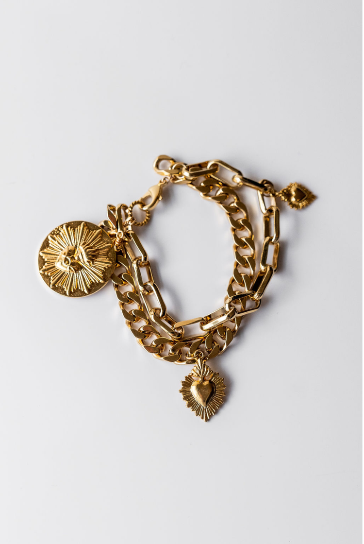 Santa Mia Double Chain Bracelet