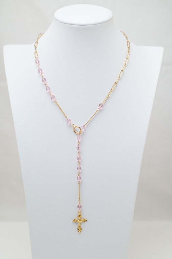 Santa Rosario Rosa Necklace