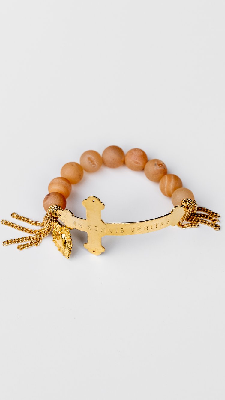 Santo David Druzy Agate Bracelet