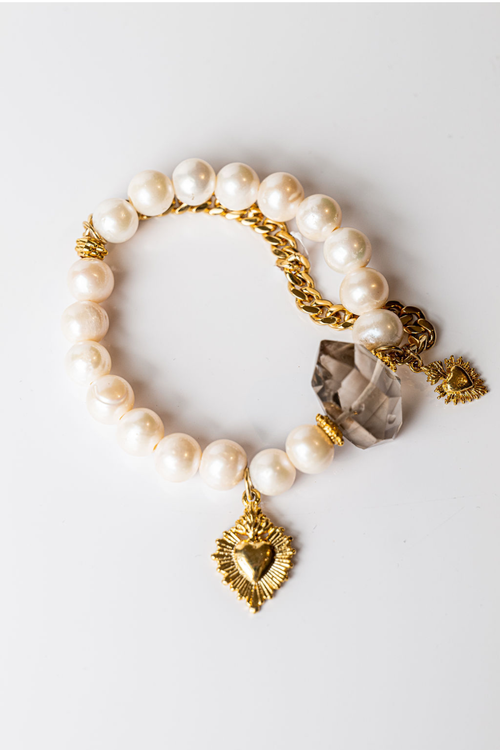 Santa Solo Pearl Bracelet