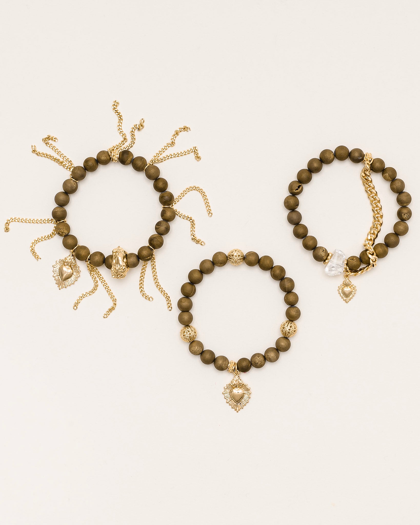 La Reina Druzy Bracelet (Set of 3)