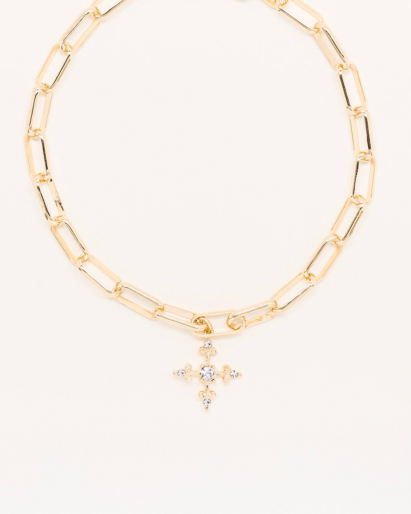Santa Crystal Cruz Choker