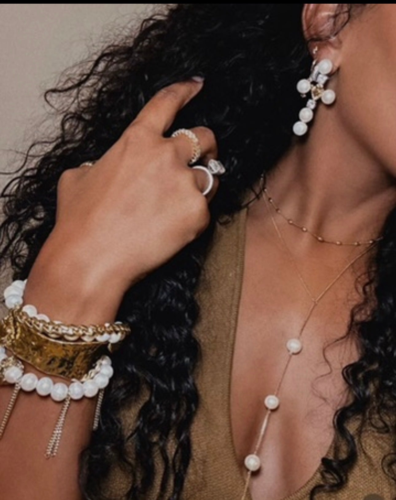 Santa HOSF Perla Earrings
